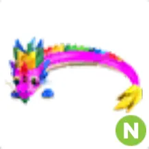 Neon Rainbow Dragon