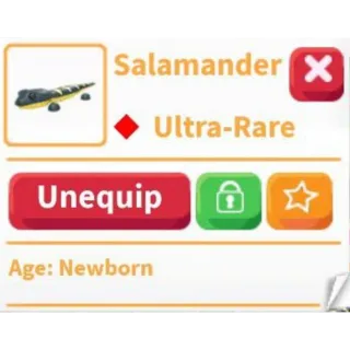 SALAMANDER 🦎 ULTRA RARE 🔥 ADOPT ME  