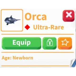 ORCA 🐠 ULTRA RARE 🔥 ADOPT ME  