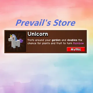 Unicorn Grow A Garden 2
