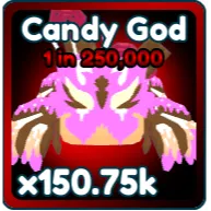 Candy God Secret Pet lvl 1 with 1/250k chance | Tap Simulator