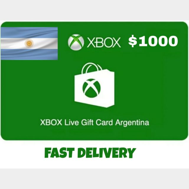 $1000 ARS (2x500) Xbox Argentine - Best Price - Auto Delivery