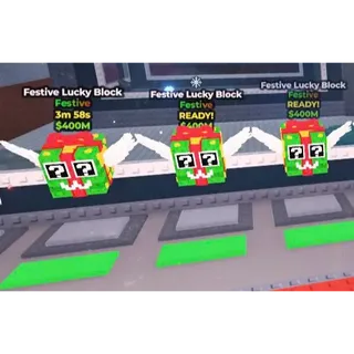 3 Festive Lucky Block 