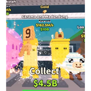 Garama and Madundung Gold 162.5m/s