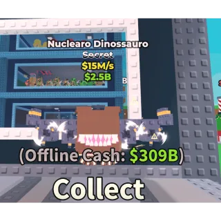 Nuclearo Dinossauro 15m/s