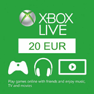 xbox giftcard 20 euro