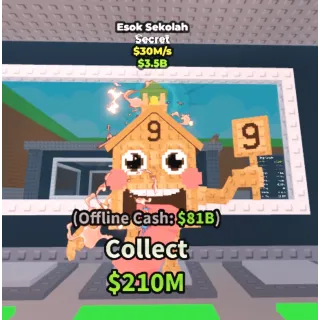 Steal a Brainrot Roblox (Esok Sekolah 30m/s)