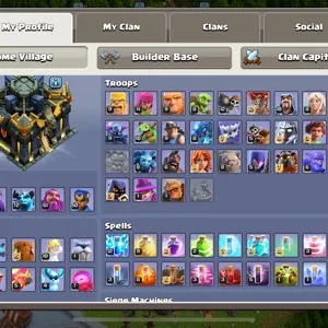  Clash of clans townhall 17 almost maxed out