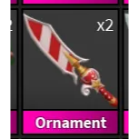 1x Ornament Knife ( MM2 )