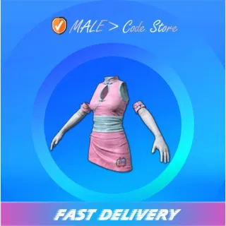 Bilibili Pink Cloud Dress Permanent