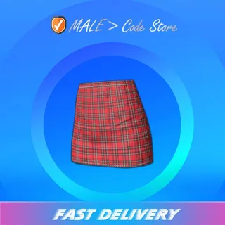 Plaid Sugarplum Skirt