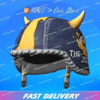 Yellow Horns Helmet (Level 2) Permanent