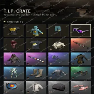 TIP CRATE CODE