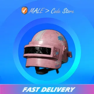 Striped Graffiti Pink Helmet (Level 3)