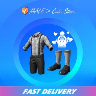 Bow Tie Suspenders Set