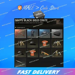 Douyu Black Gold Crate Code X 40