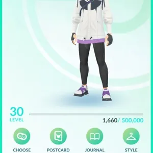 Lvl 30 starter account pokemon go