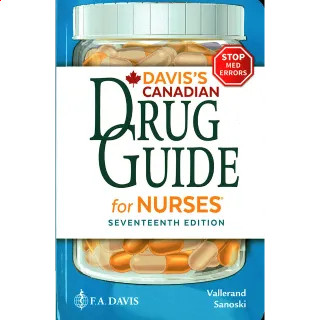 Davis's Canadian Drug Guide for Nurses 17th edition