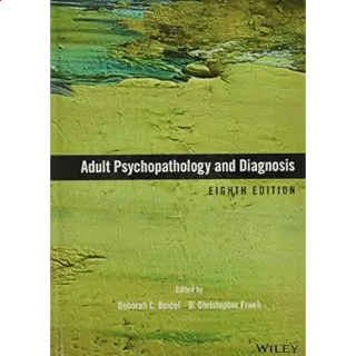 Adult Psychopathology and Diagnosis 8th edition