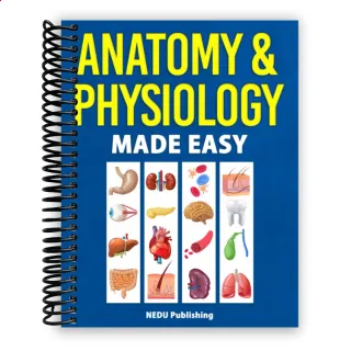 Anatomy & Physiology Made Easy: An Illustrated Study Guide for Students To Easily Learn Anatomy and Physiology