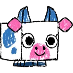 1x Sketch cow