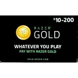 $200 Razer Gold Gift Card - US