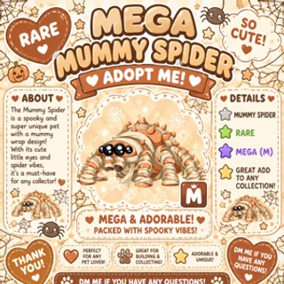 MEGA MUMMY SPIDER