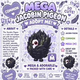 MEGA JACOBIN PIGEON