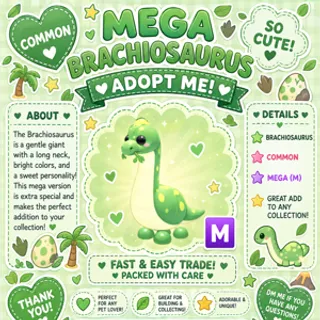 MEGA BRACHIOSAURUS