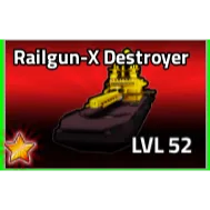 RAILGUN X DESTROYER 5 STAR- MT - MILITARY TYCOON 