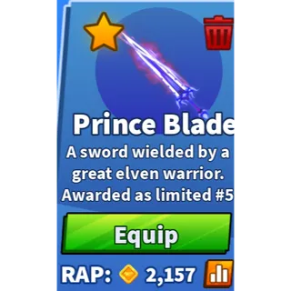 PRINCE BLADE ( BLADE BALL / BLADEBALL ) 