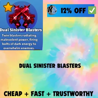 dual sinister blasters - bladeball