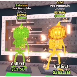 2X POT PUMPKIN - 30M/S - 3.7M/S - STEAL A BRAINROT - SAB