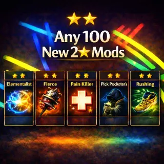 Any 100 New 2 Star Mods