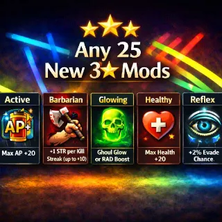25 Any New 3 Star Mods