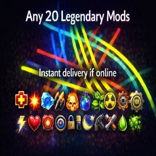 Any 20 Legendary Mods