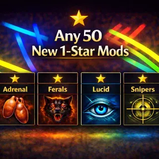 Any 50 New 1 Star Mods