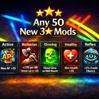 Any 50 New 3 Star Mods