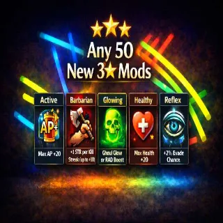 Any 50 New 3 Star Mods