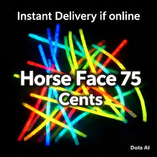 Horse Face 75 Cents