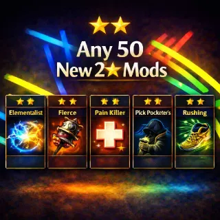 Any 50 New 2 Star Mods