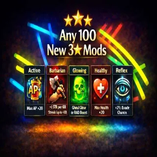 Any 100 New 3 Star Mods