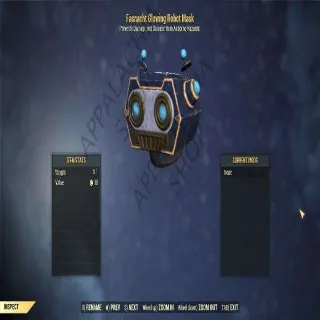 Glowing ROBOT Mask
