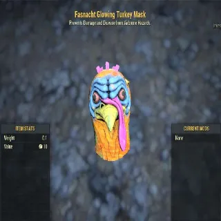 Glowing TURKEY Mask