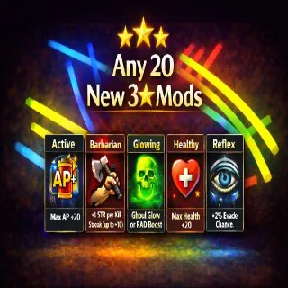 Any 20 New 3 Star Mods