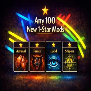 100 Any New 1 Star Mods