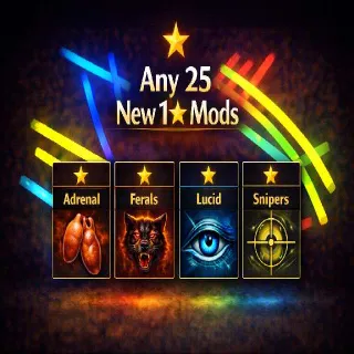 Any 25 New 1 Star Mods