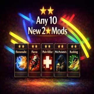 Any 10 New 2 Star Mods