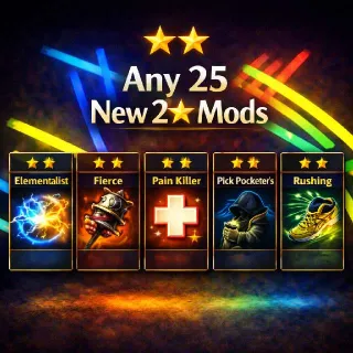 Any 25 New 2 Star Mods