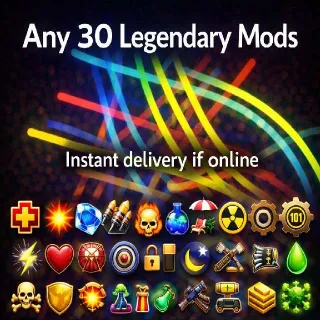🔰 ANY 30 LEGENDARY MODS